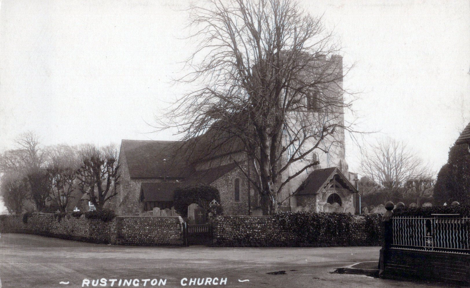 08 04 1 B&W Rustington Church